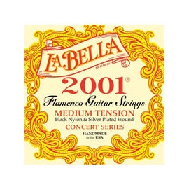 Encordadura La Bella 2001flam Para Guitarra Flamenco Tension Media Nylon