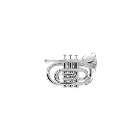 Trompeta Pocket Century Niquelada Cmt-500n, Cntp002