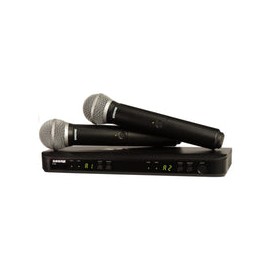 Microfono Shure sistema Inalambrico Doble De Mano Blx288/Pg58-j11