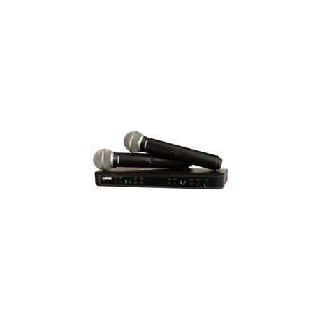 Microfono Shure sistema Inalambrico Doble De Mano Blx288/Pg58-j11