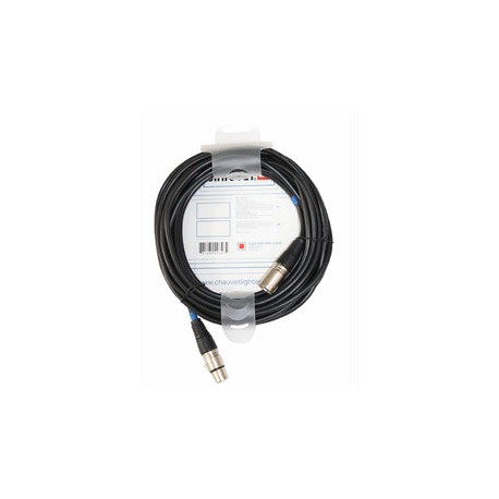 Cable Chauvet Dmx 3-Pin Canon-Canon 25ft 7.5 Mts. Dmx3p25ft