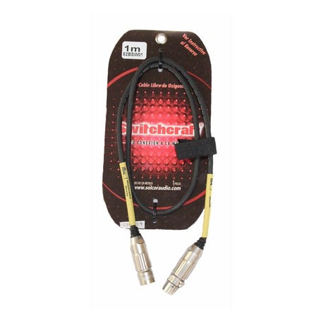 Cable Switchcraft P/Microfono Baja 1 Mt, 52bsw01