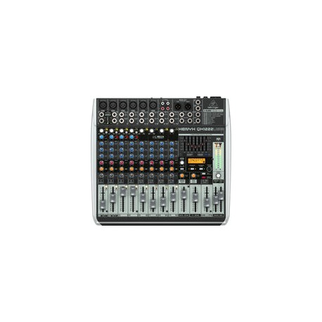 Mezcladora Behringer 12 Canales 6 Xlr Con Efectos, Qx1222usb