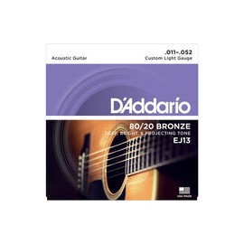 Encordadura D Addario Para Guitarra Electroacustica  011-052, Ej-13