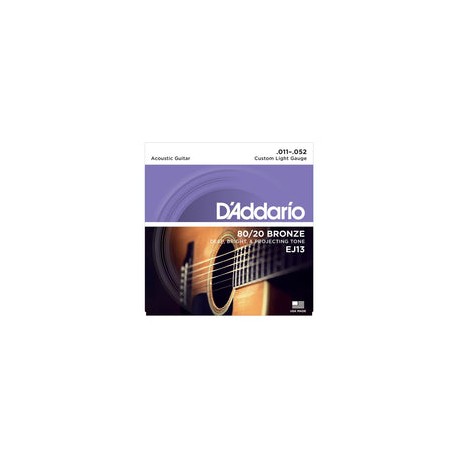 Encordadura D Addario Para Guitarra Electroacustica  011-052, Ej-13