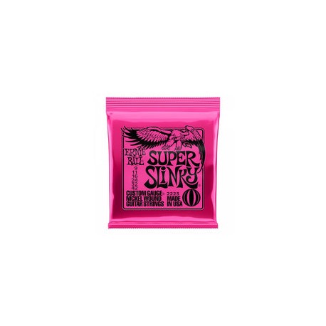 Encordadura Ernieball Para Guitarra Electrica Superslinky Rosa, 2223