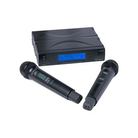 Microfono Krieg Inalambrico 2 Mano Uhf, K-8038
