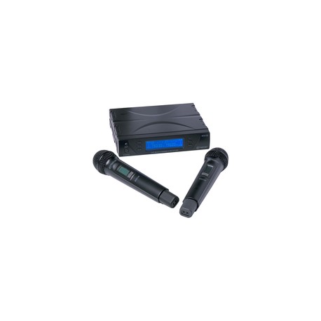 Microfono Krieg Inalambrico 2 Mano Uhf, K-8038