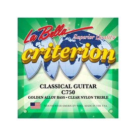 Encordadura La Bella Para Guitarra Criterion Transparente. C750
