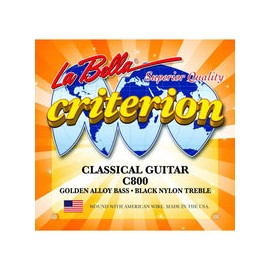Encordadura La Bella Para Guitarra Criterion Negro. C800