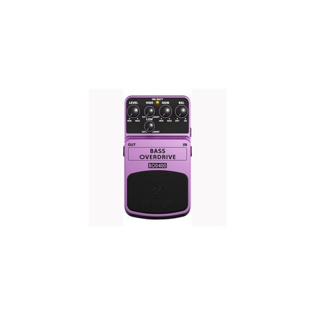 Pedal Behringer Para Bajo Overdrive, Bod400