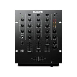 Mezcladora Numark 3 Canales Para Dj, M4 Black