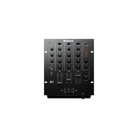 Mezcladora Numark 3 Canales Para Dj, M4 Black