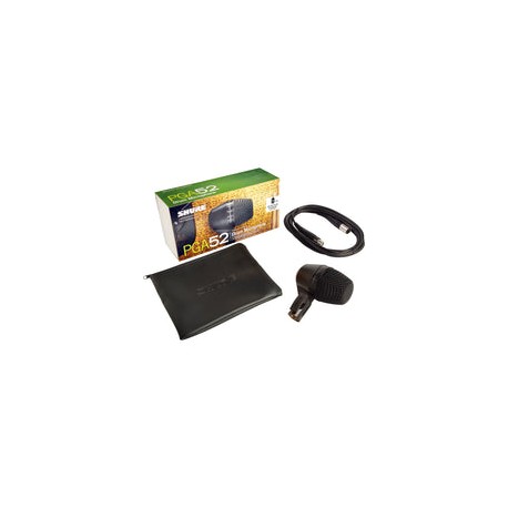 Microfono Shure Dinamico Con Cable Xlr Y Funda Pga52-Xlr