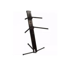 Stand Romms Ms-120bk Para 2 Teclados Brazos Ajustables Negro