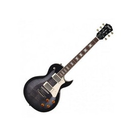 Guitarra Cort CR250-TBK Eléctrica Negra Transparente