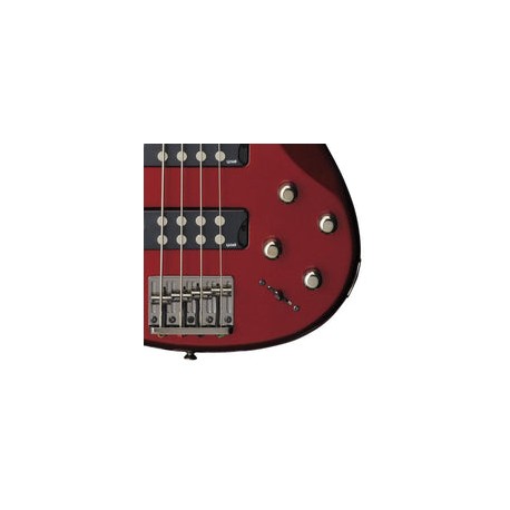 Bajo Electrico Yamaha 4 Cuerdas  Activo Con Preset Rojo Trbx304car