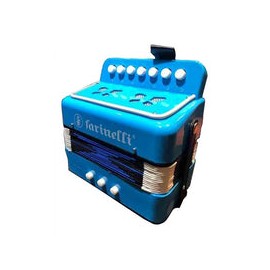 Acordeon Infantil 7 Botones 2 Bajos Azul, Acifaz