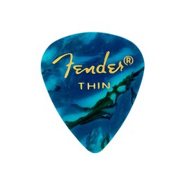 Pua Fender Pick Pack Ocean Turq Thin (12 Pzas), 0980351708