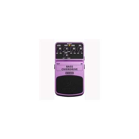 Pedal Behringer Para Bajo Overdrive, Bod400