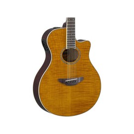 Guitarra Yamaha APX600FM-AM Electroacústica Arce Flameado Ámbar