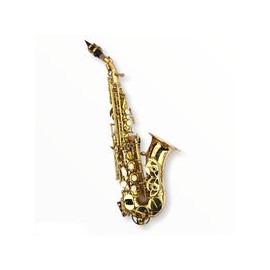 Saxofón Blessing 6434l Soprano Sib Laqueado Curvo Con Estuche