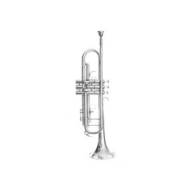 Trompeta Silvertone Nueva Sib Niquelada Doble Poste 4n Sltp016