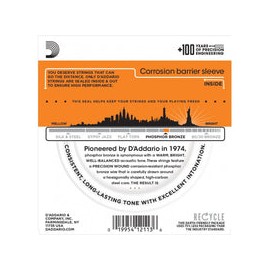 Encordadura D Addario Para Guitarra Electroacustica 010-47, Ej-15