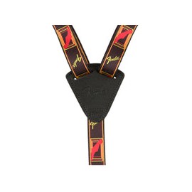 Thaly Fender Blk/Ylw/Red Mono Uke Strap para Ukulele 0990630002