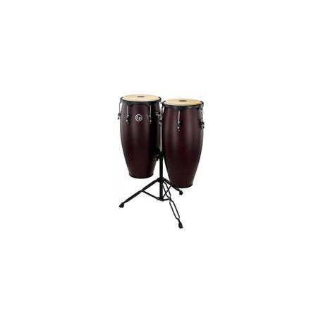 Congas Lp Lp647ny-dw City Series 11 y 12 Pulgadas Vino Con Atril