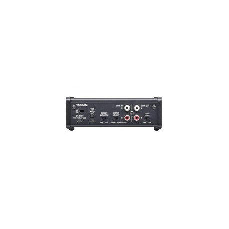 interfase tascam de audio usb de 2 canales alta definicion, us-1x2hr