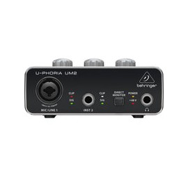 Sistema Behringer Grabacion U-phoria Studio Con Um-2