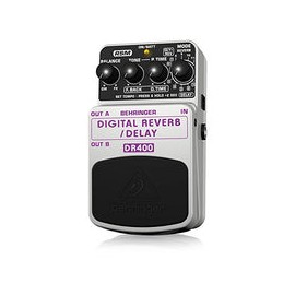 Pedal Behringer DR400 Digital Reverb Delay Para Guitarra y Bajo Eléctrico