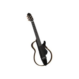 Guitarra Yamaha Silent Cuerdas De Nylon Translucent Black Slg200ntbl