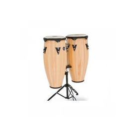 Congas Lp City 11"/12" Madera Natural  Con Atril Lp647ny-Aw