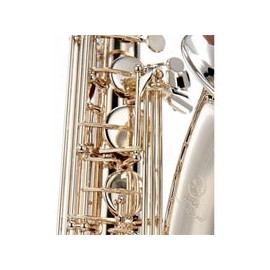 Saxofon Yamaha Yts280s Tenor Estandar Llave FA Y FA Frontal Plateado
