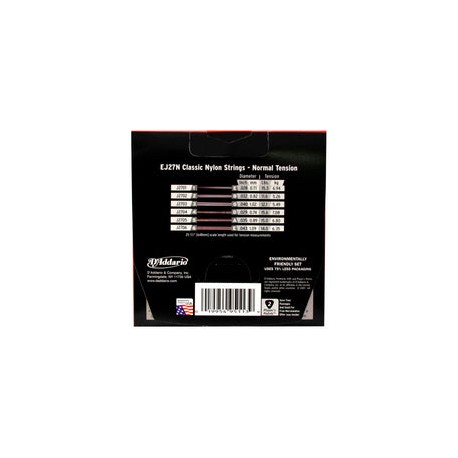 ENCORDADURA DADDARIO GUITARRA ACÚSTICA EJ-27N