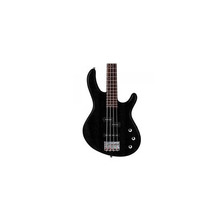 Bajo Cort Action Pj Opb Electrico Negro Mate