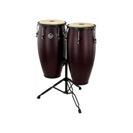 Congas Lp Lp647ny-dw City Series 11 y 12 Pulgadas Vino Con Atril