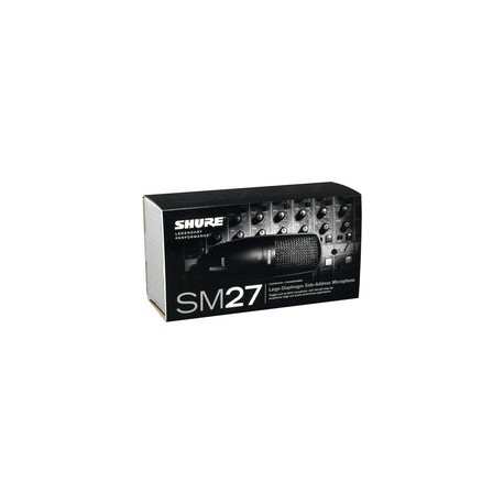Micrófono Shure Condensador Cardioide C/Sop.Araña Y Funda Sm27-Sc