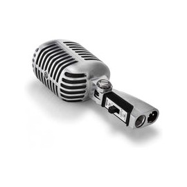 Micrófono Shure Bobina Móvil Apariencia 50’s 60’s 55sh Serie Ii