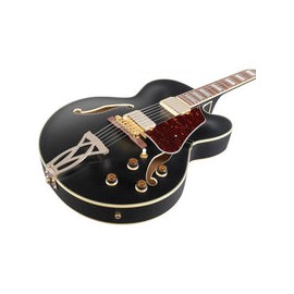 Guitarra Ibanez Artcore Af75g-bkf Electrica Semi Hollow Negro Mate