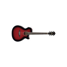 Guitarra Ibanez Electroacustica Aeg8e Trs Roja Sombreada