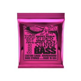 Encordadura Ernie Ball P/bajo Elec. Super Slinky Escala Corta, 2854