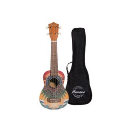 Ukulele Concierto Bamboo Bu-23 Sunshine Ukelele Con Funda
