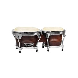 Bongo Extreme 7" 8" Cafe Oscuro Herr Cromado, Exbg004