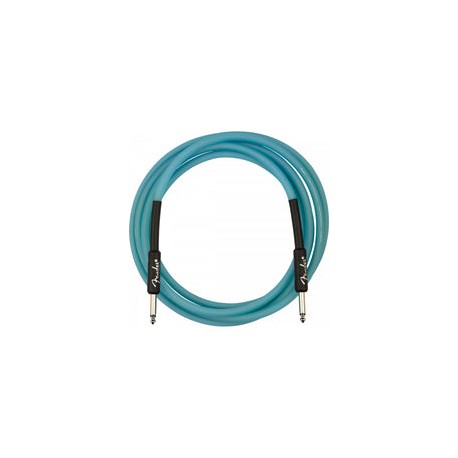 Cable Fender Para Guitarra Glow In Dark Cbl Blue 3 Metros Instrumento 0990810108