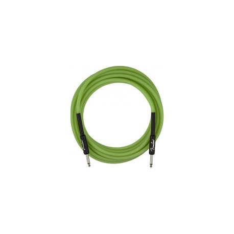 Cable Fender Pro 4.5 Metros Glow In Dark Verde 0990818119