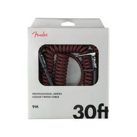 Cable Fender Pro Coil Tweed Rojo Para instrumento 9 Metros 0990823054