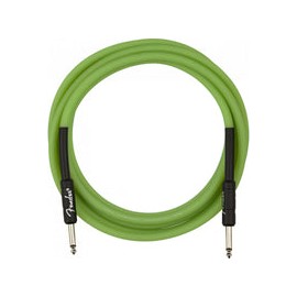 Cable Fender Profesional Glow In Dark Cbl Para Guitarra Green 3 Metros 0990810119